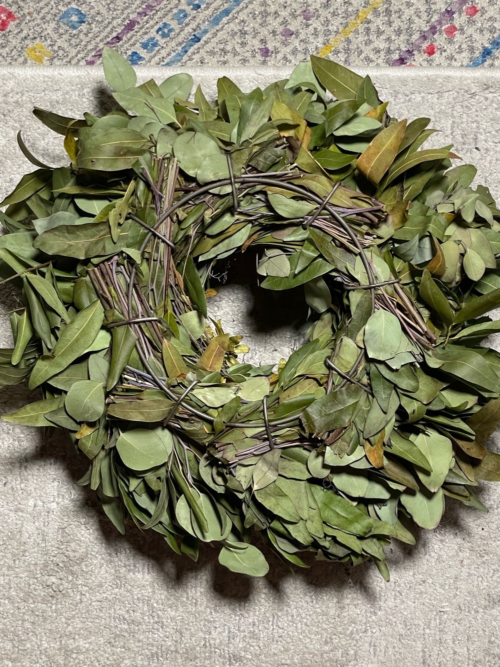 Handcrafted Eucalyptus, Lavender & Dried Citrus Wreath - 18” - Picture 8 of 11